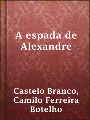 cover image of A espada de Alexandre
